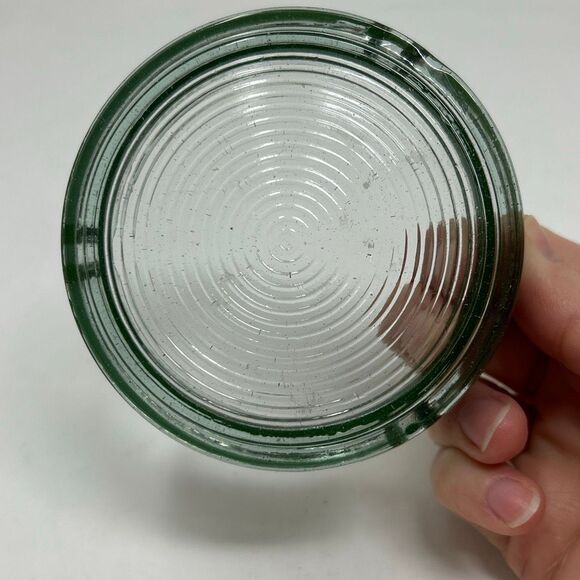 Vtg Caesars Tahoe Casino Ashtray Clear Green Greek Character Images Lake Nevada - Picture 5 of 6